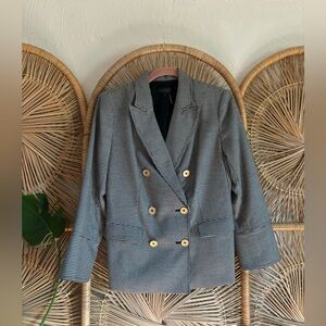 Donna Karan Houndstooth Blazer